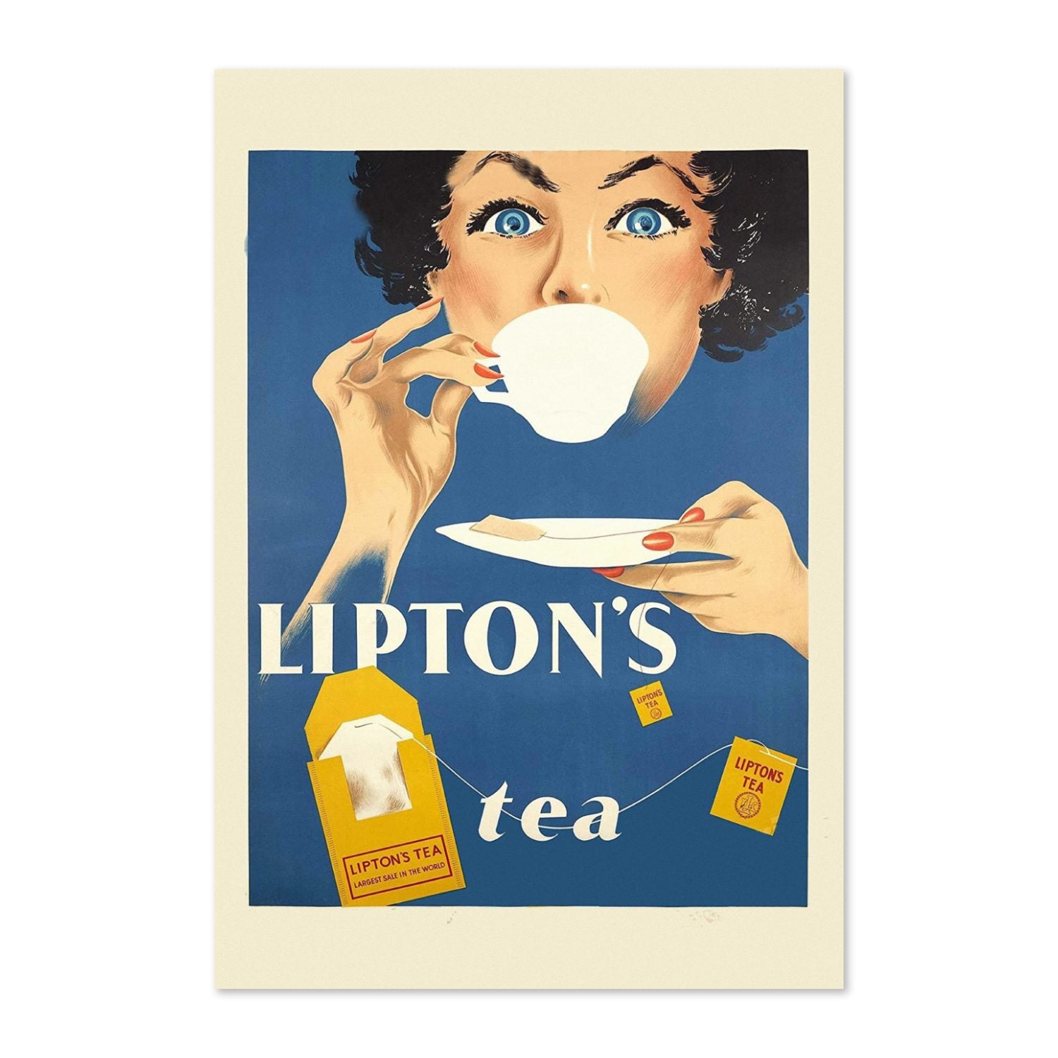 Liptons Tea poster print